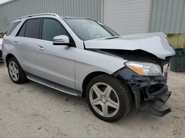 4JGDA5HB4EA276924 - 2014 MERCEDES-BENZ ML 350 4MATIC SILVER photo 4