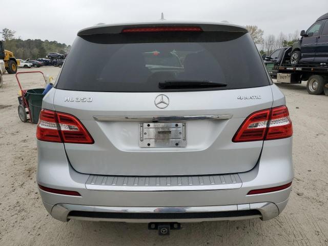 4JGDA5HB4EA276924 - 2014 MERCEDES-BENZ ML 350 4MATIC SILVER photo 6