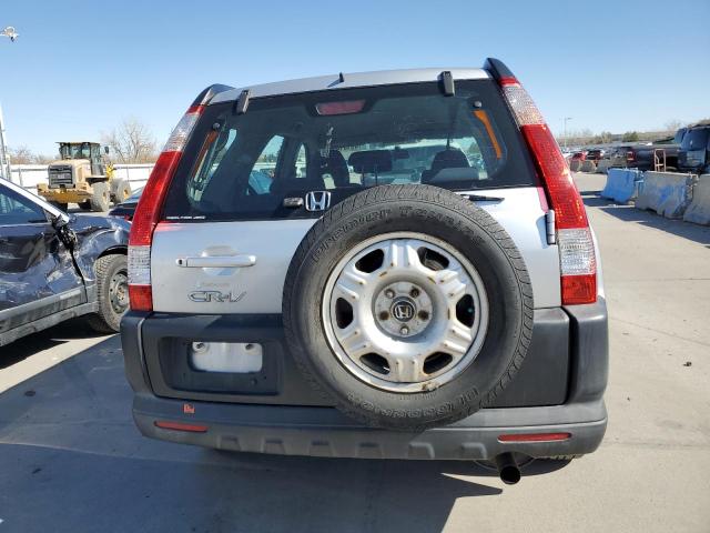 SHSRD78506U405783 - 2006 HONDA CR-V LX SILVER photo 6