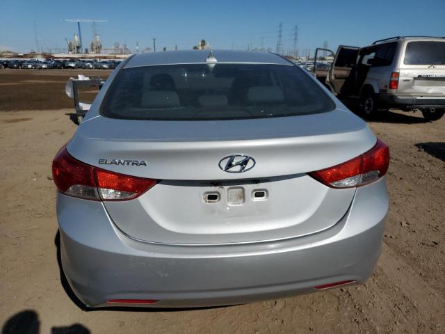 KMHDH4AE1DU024975 - 2013 HYUNDAI ELANTRA GLS SILVER photo 6