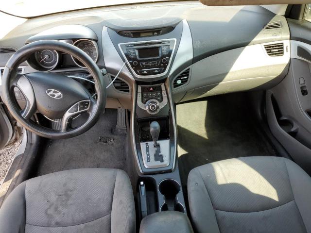 KMHDH4AE1DU024975 - 2013 HYUNDAI ELANTRA GLS SILVER photo 8