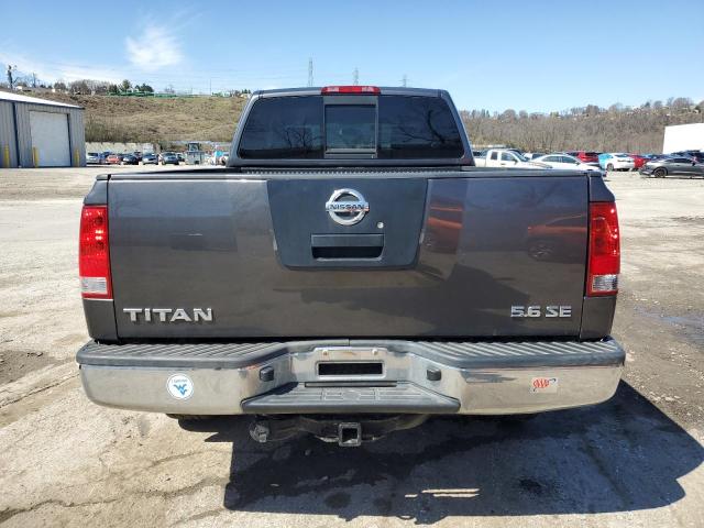 1N6AA06C19N313560 - 2009 NISSAN TITAN XE CHARCOAL photo 6