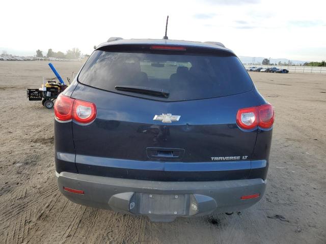 1GNKRGED0CJ262027 - 2012 CHEVROLET TRAVERSE LT BLUE photo 6