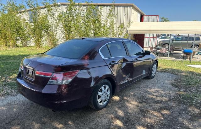 1HGCP2F87CA175640 - 2012 HONDA ACCORD EXL MAROON photo 4