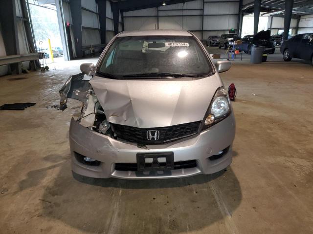 JHMGE8H52DC011017 - 2013 HONDA FIT SPORT SILVER photo 5