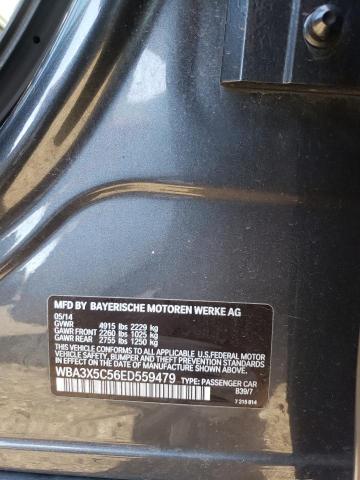 WBA3X5C56ED559479 - 2014 BMW 328 XIGT GRAY photo 12