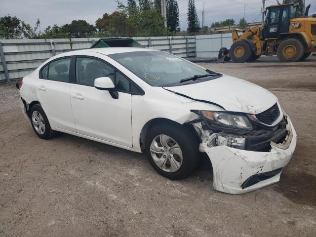 19XFB2F50DE276517 - 2013 HONDA CIVIC LX WHITE photo 4