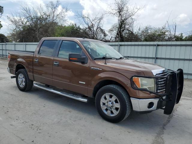 1FTFW1CT8CKD57665 - 2012 FORD F150 SUPERCREW BROWN photo 4