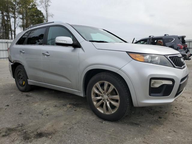 5XYKW4A29CG213252 - 2012 KIA SORENTO SX SILVER photo 4