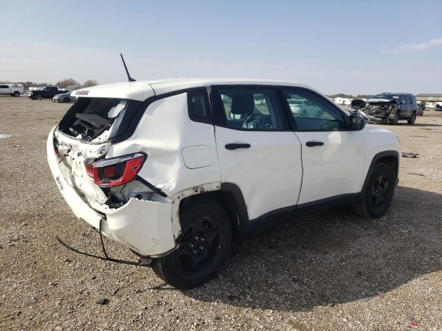 3C4NJCAB8JT425474 - 2018 JEEP COMPASS SPORT WHITE photo 3