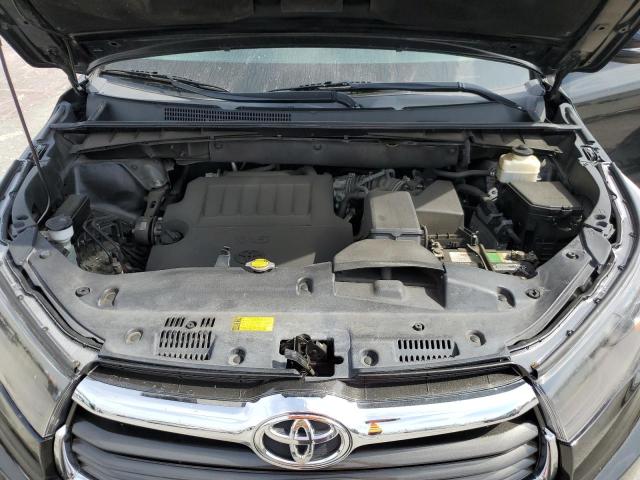5TDKKRFH1FS076160 - 2015 TOYOTA HIGHLANDER XLE Սև լուսանկար 12