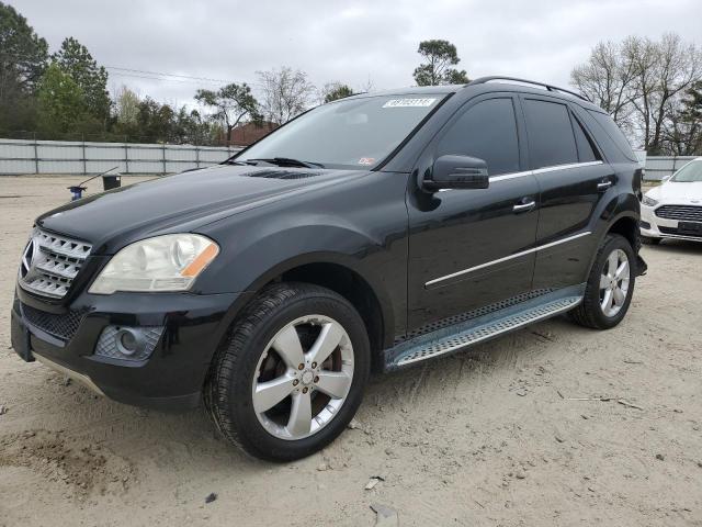 4JGBB8GBXBA648656 - 2011 MERCEDES-BENZ ML 350 4MATIC BLACK photo 1