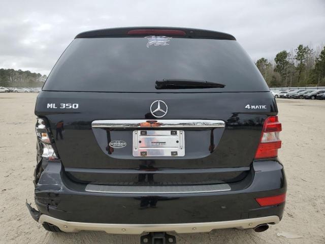 4JGBB8GBXBA648656 - 2011 MERCEDES-BENZ ML 350 4MATIC BLACK photo 6