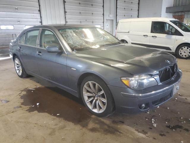 WBAHN83587DT65617 - 2007 BMW 750 BLUE photo 4