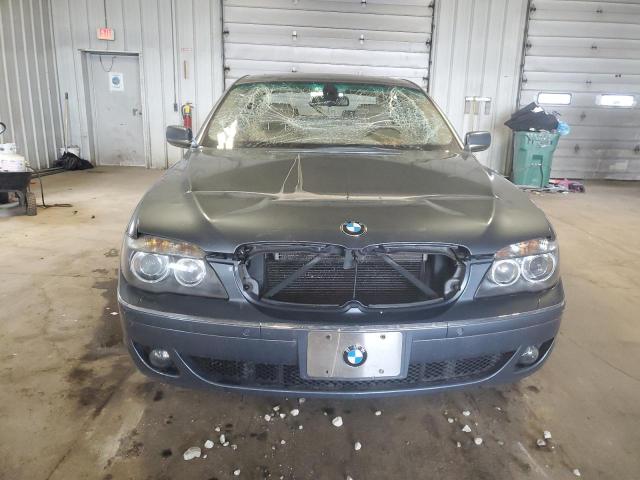 WBAHN83587DT65617 - 2007 BMW 750 BLUE photo 5