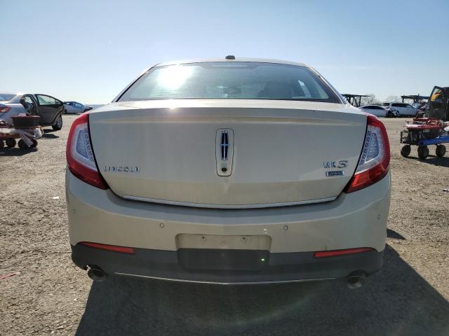 1LNHL9EK5EG611905 - 2014 LINCOLN MKS CREAM photo 6