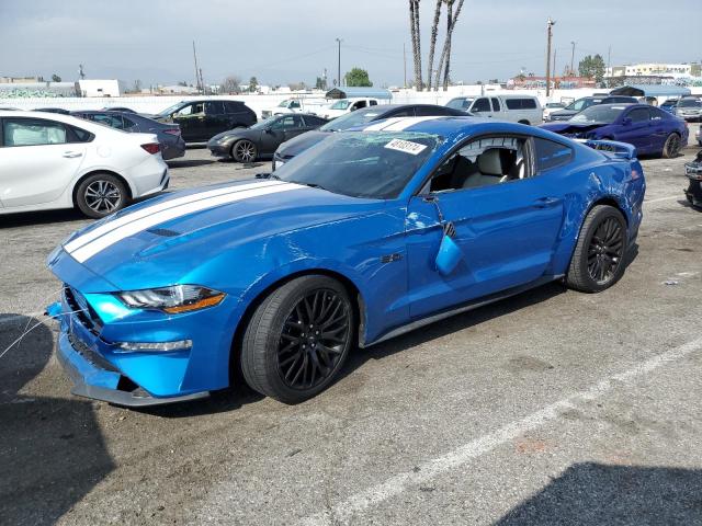 1FA6P8CF7K5175684 - 2019 FORD MUSTANG GT BLUE photo 1
