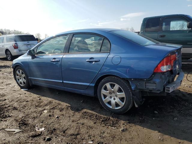 2HGFA1F5XAH319727 - 2010 HONDA CIVIC LX BLUE photo 2