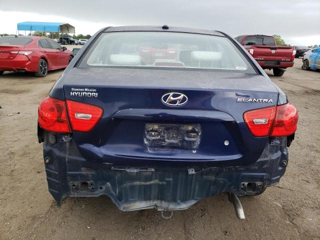 KMHDU46D38U279273 - 2008 HYUNDAI ELANTRA GLS BLUE photo 6