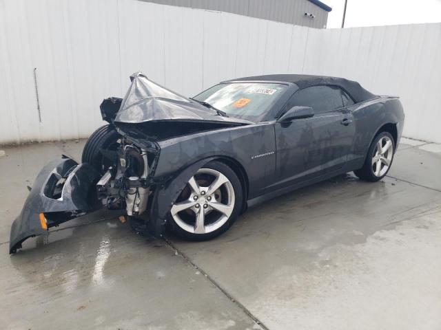 2G1FB3D39E9189862 - 2014 CHEVROLET CAMARO LT GRAY photo 1