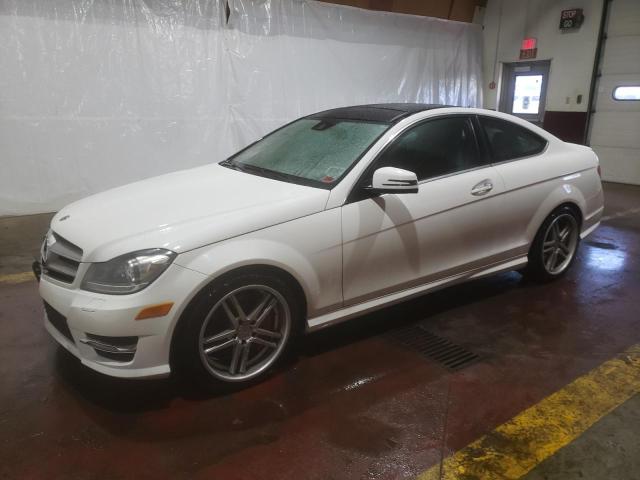 WDDGJ5HB4DG078279 - 2013 MERCEDES-BENZ C 350 WHITE photo 1