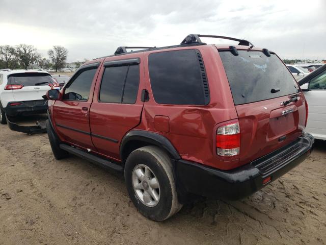 JN8AR07S5YW420576 - 2000 NISSAN PATHFINDER LE 红色 照片 2
