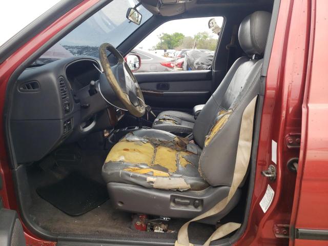 JN8AR07S5YW420576 - 2000 NISSAN PATHFINDER LE 红色 照片 7
