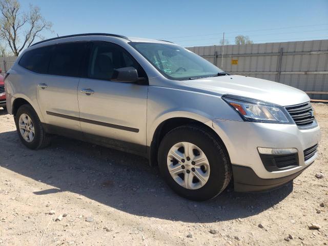 1GNKRFED8HJ348588 - 2017 CHEVROLET TRAVERSE LS SILVER photo 4