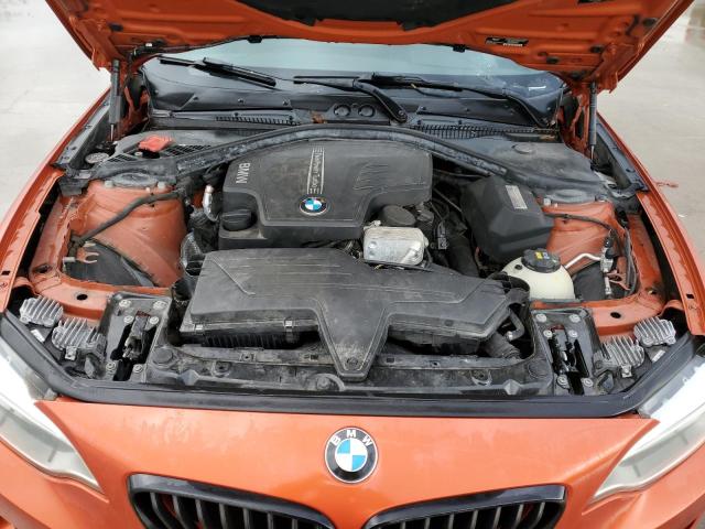 WBA1F5C59EV255633 - 2014 BMW 228 I ORANGE photo 11