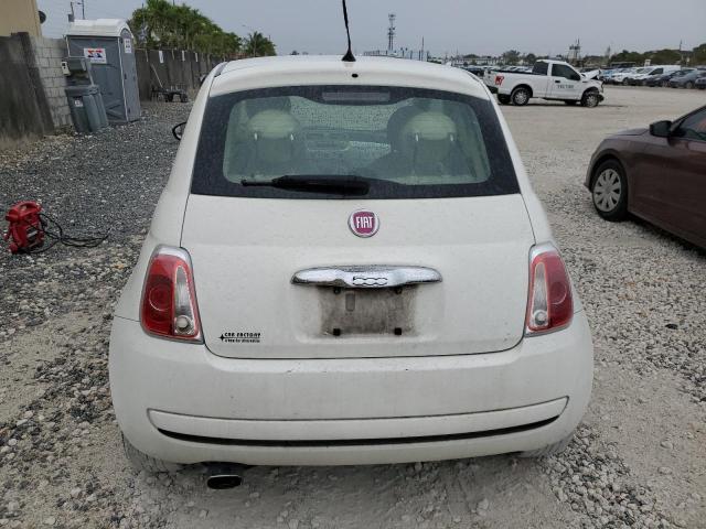 3C3CFFARXFT594236 - 2015 FIAT 500 POP WHITE photo 6