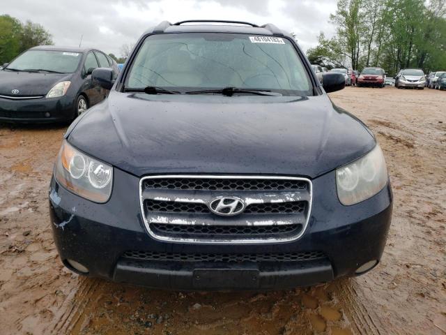 5NMSH73E07H125124 - 2007 HYUNDAI SANTA FE SE BLUE photo 5