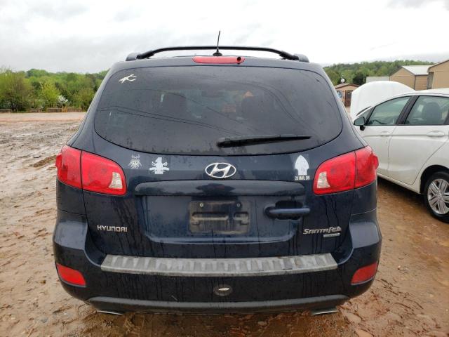 5NMSH73E07H125124 - 2007 HYUNDAI SANTA FE SE BLUE photo 6