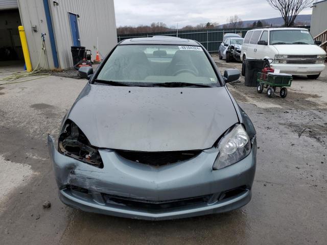 JH4DC53895S013895 - 2005 ACURA RSX GRAY photo 5