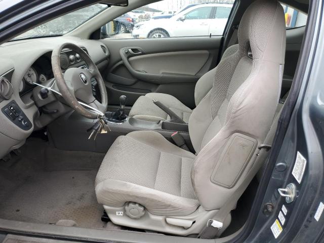 JH4DC53895S013895 - 2005 ACURA RSX GRAY photo 7