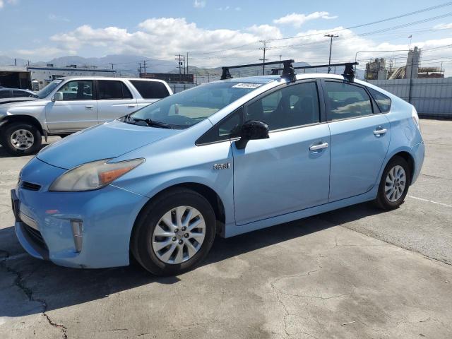 JTDKN3DP9C3010032 - 2012 TOYOTA PRIUS PLUG BLUE photo 1