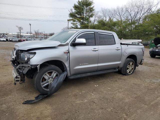 5TFHY5F1XCX216359 - 2012 TOYOTA TUNDRA CREWMAX LIMITED SILVER photo 1