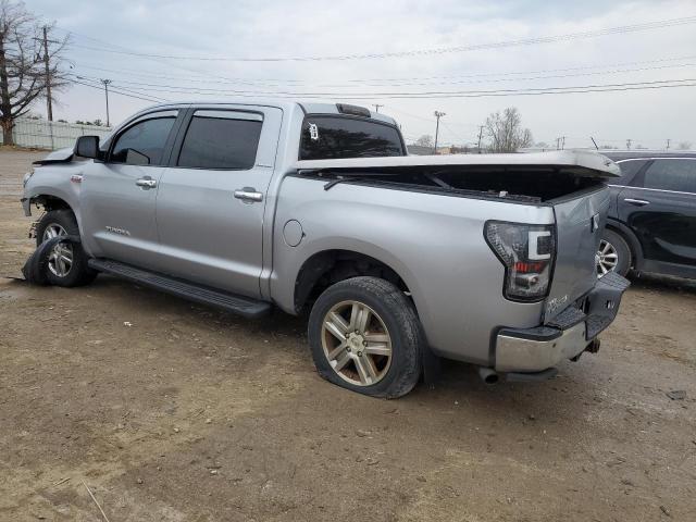 5TFHY5F1XCX216359 - 2012 TOYOTA TUNDRA CREWMAX LIMITED SILVER photo 2