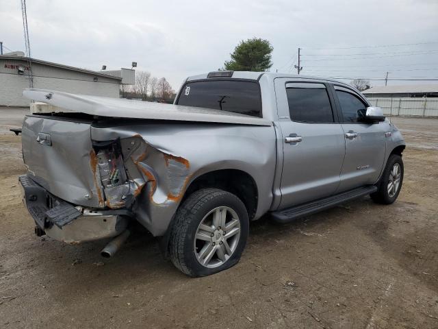 5TFHY5F1XCX216359 - 2012 TOYOTA TUNDRA CREWMAX LIMITED SILVER photo 3