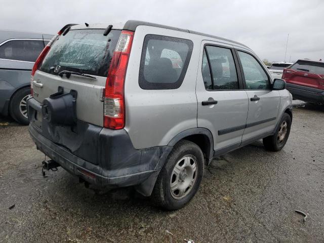 JHLRD68596C001723 - 2006 HONDA CR-V LX SILVER photo 3