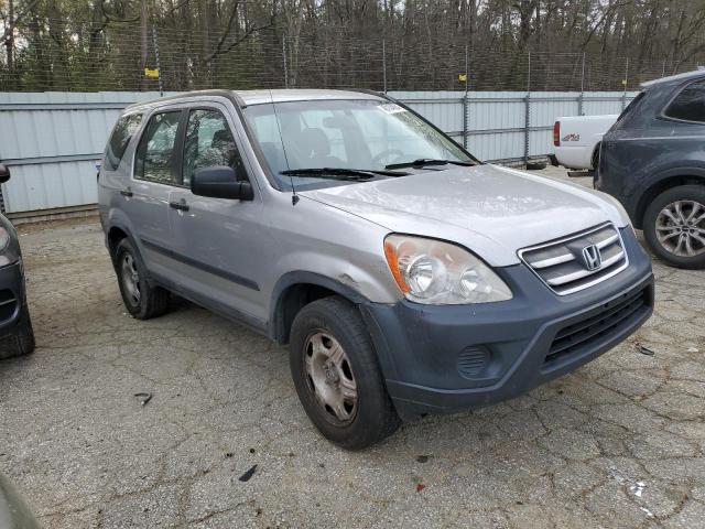 JHLRD68596C001723 - 2006 HONDA CR-V LX SILVER photo 4