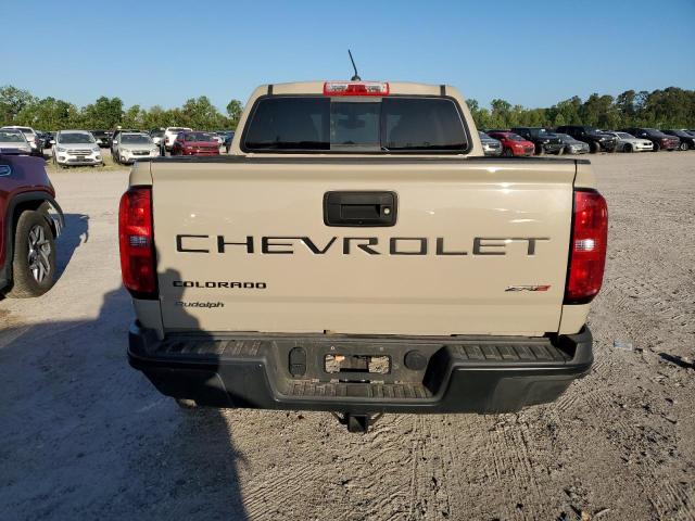 1GCGTEEN2N1290878 - 2022 CHEVROLET COLORADO ZR2 BEIGE photo 6