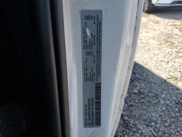 3C6JR7DG7MG587493 - 2021 RAM 1500 CLASS TRADESMAN Beyaz fotoğraf 12