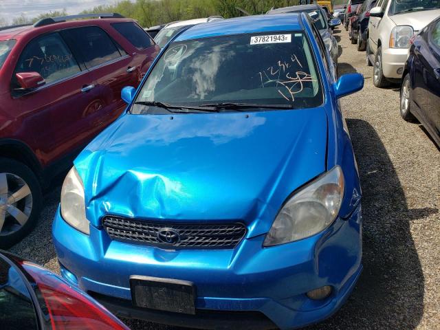 2T1KR32EX8C712364 - 2008 TOYOTA COROLLA MA XR BLUE photo 5