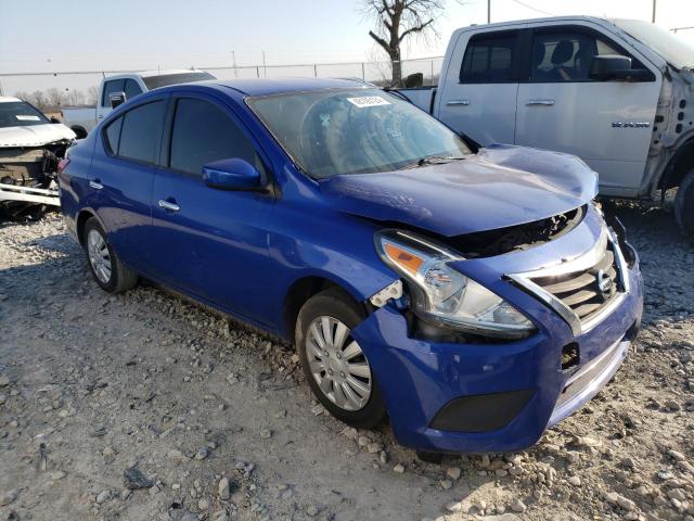 3N1CN7AP7HL839101 - 2017 NISSAN VERSA S BLUE photo 4