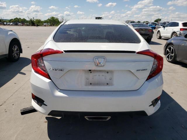 19XFC2F81LE016312 - 2020 HONDA CIVIC SPORT WHITE photo 6