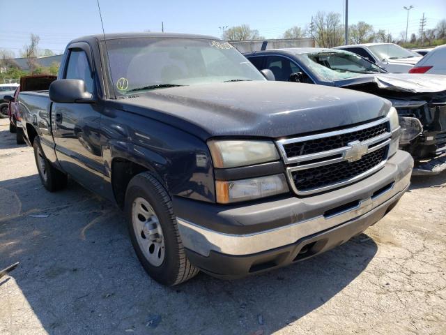1GCEC14XX7Z186775 - 2007 CHEVROLET SILVERADO C1500 CLASSIC BLUE photo 4