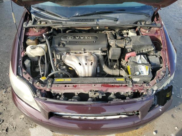 JTKDE177870158309 - 2007 TOYOTA SCION TC ბურგუნდია ფოტო 11