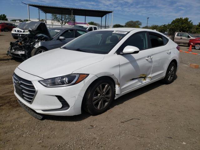 5NPD84LF3JH313081 - 2018 HYUNDAI ELANTRA SEL WHITE photo 1