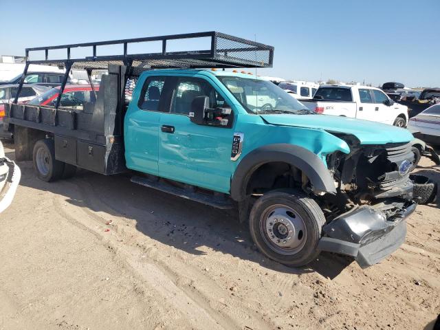1FD0X4HY3HEB84793 - 2017 FORD F450 SUPER DUTY TURQUOISE photo 4
