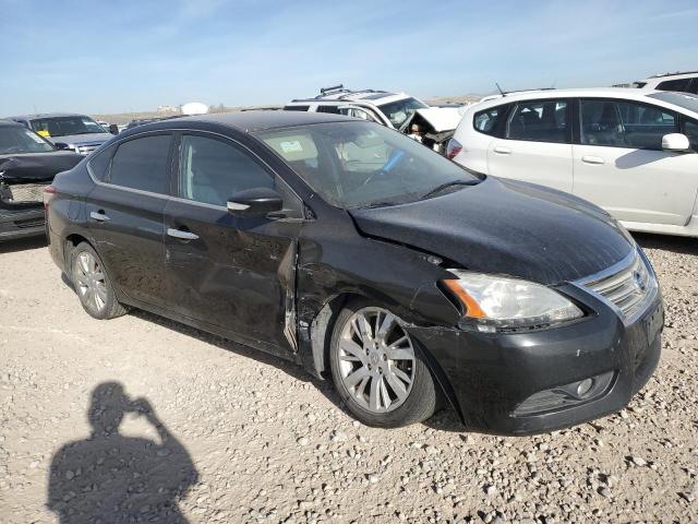 3N1AB7AP8DL644988 - 2013 NISSAN SENTRA S BLACK photo 4